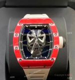 Super Clone Richard Mille RM52-06 Mask Tourbillon Watch Red TPT Limited Edition